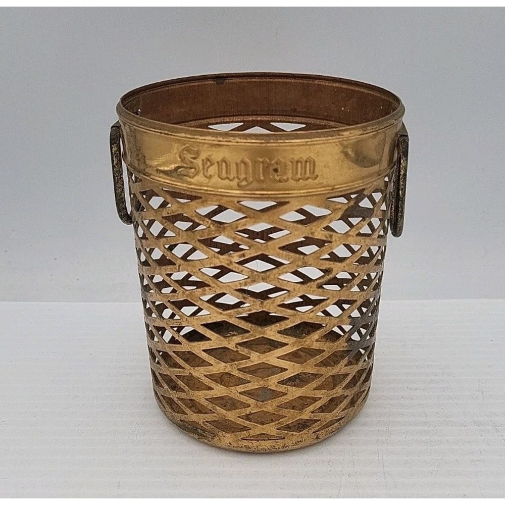 Vintage SEAGRAMS Cup Holders -- Scovill‎ U.S.A. SEAGRAM